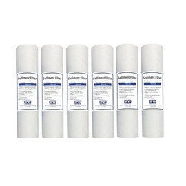 Pack of 6 Compatible with Kenmore Deluxe Sediment 38480 Filter Cartridges 1 Micron by IPW Industries Inc.