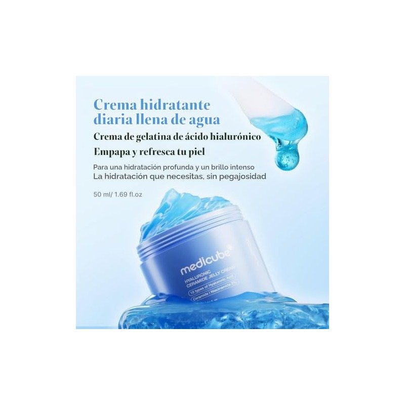 Hyaluronic Ceramide Jelly Cream by Medicube for Women - 1.69