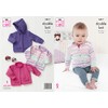King Cole 5417 Knitting Pattern Baby Cardigans in Cherish DK