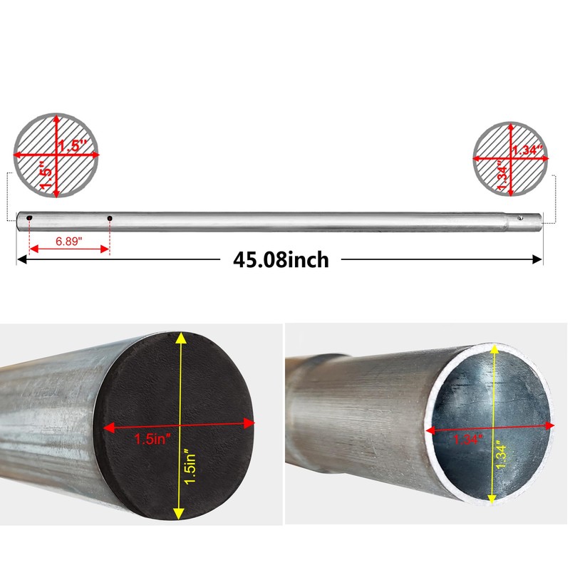 steelway 1.5" Diameter 16FT Trampoline’ Lower Board Tube Specially for