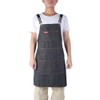 Unisex Waterproof Black Denim Hair Cutting Barber Salon Coffee Waiter