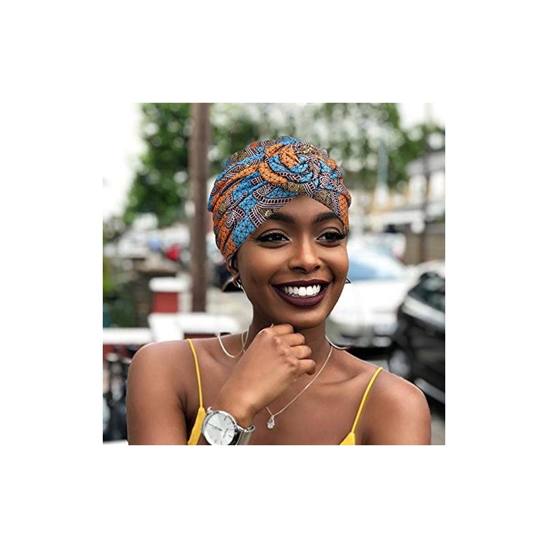 DRESHOW 5 Piezas Africano Turbante para Mujer Gorro de Nudo