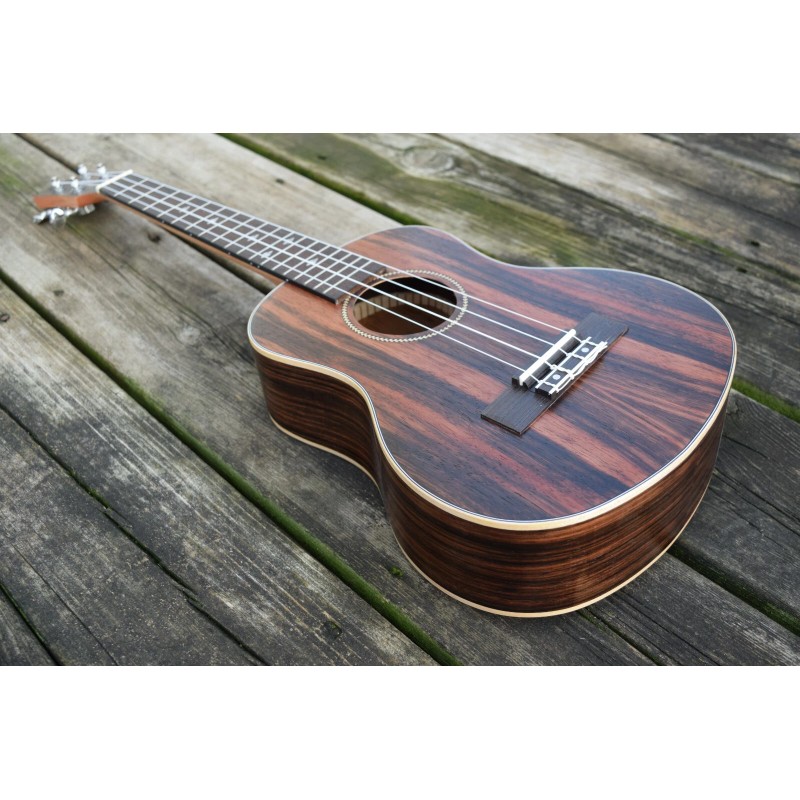 Aloha Ukulele Ebony Wood, Many Sizes, W/Wt EQ (Canadian brand)