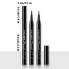 MooGlamor 12 Pcs Black Liquid Eyeliner Pen with Ultra-fine and
