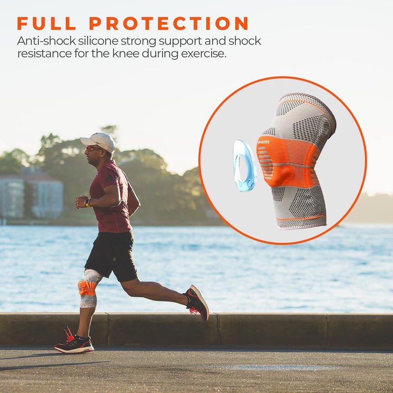 EDIFIT, Knee Support for Men and Women, Knee Support, Crossfit,