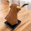 Top Brass Longhorn Bull Eyeglasses Holder – Western Cowboy Glasses