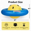 OLAKIDS 8FT Inflatable Dome Rocker Bouncer, Outdoor Kids Giant Roll
