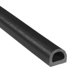 Trim-Lok D-Shaped Rubber Seal – .53” Height, .75” Width, 100’ Length – EPDM Foam Seal w/HT (General Acrylic) Pressure-Sensitive Adhesive – Weatherproofing for Doors/Windows on Cars,Trucks,RVs,Boats