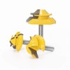 WSOOX 45 Degree Gluing Cutter Mitre Milling Cutter Set, 3