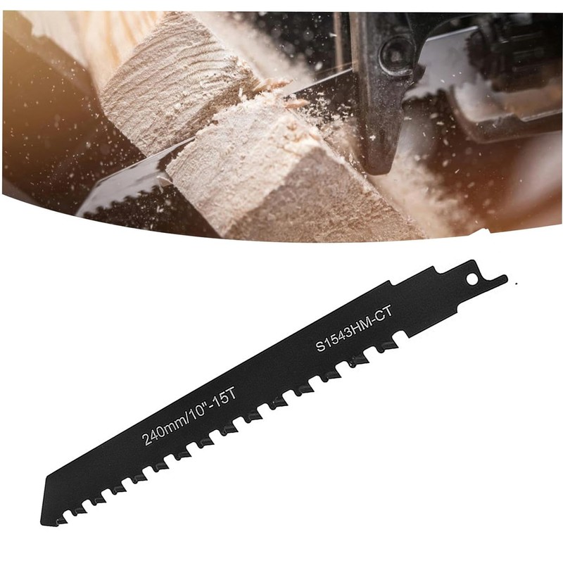 JUXINE Jigsaw Blade, Carbide Reciprocating Saw Blade, Wood Stone Saw