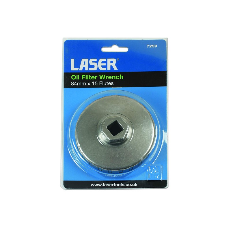 Laser 7259 Oil Filter Wrench 1/2"D - 84mm x 15