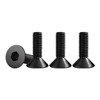 Drenky Countersunk Bolts, M5 Black Socket Screws M5 X 20mm