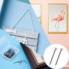 AIEX 50Pcs Picture Hanging Nails Picture Hang Solutions Plaster Picture