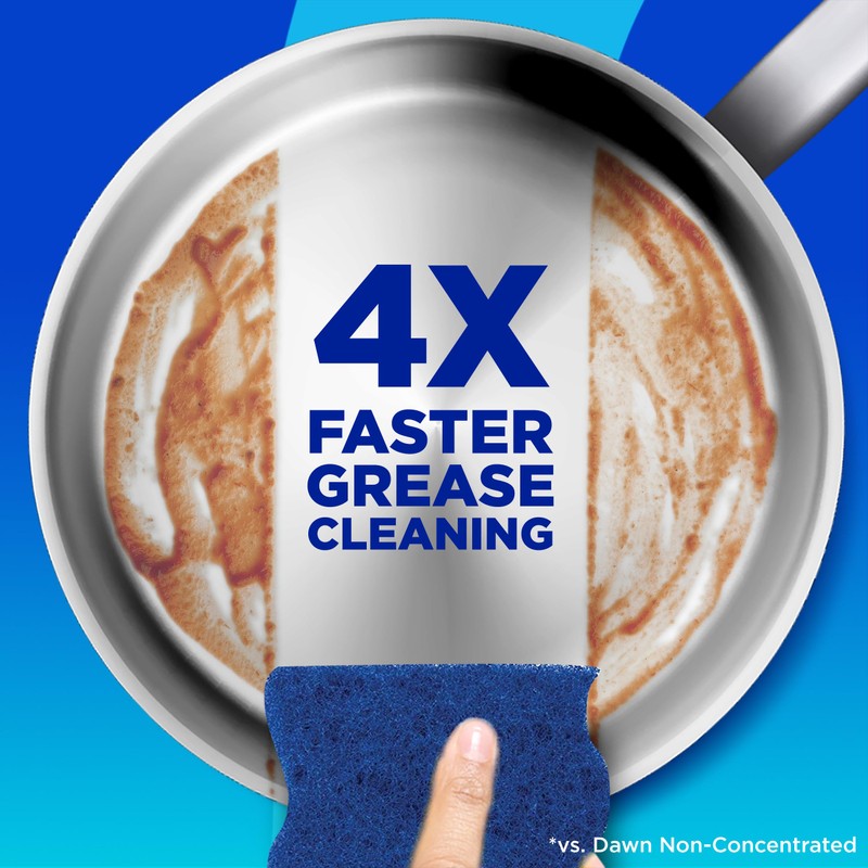 Dawn EZ-Squeeze Platinum Dishwashing Liquid Dish Soap, Refreshing Rain Scent,