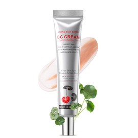CC Cream, CC Creme mit Centella Asiatica für Farbkorrektur Voll Deckende Foundation, Feuchtigkeitsspendende Concealer-Creme