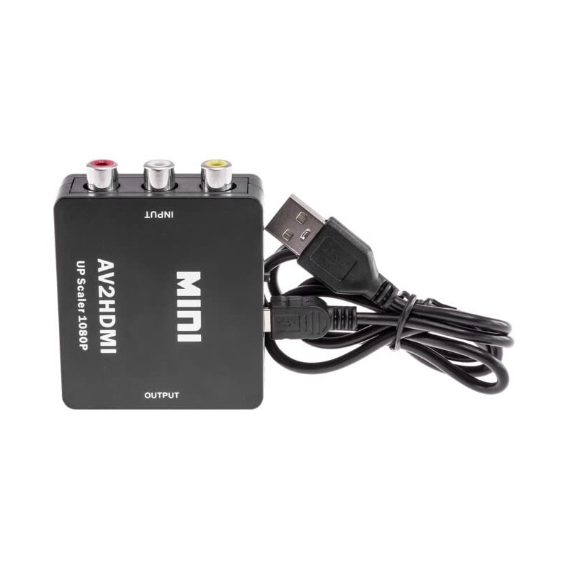 AV2HDMI Pro2 Composite to HDMI Converter Mini Passive 1080P Upscaler