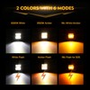 Auxbeam 5Inch LED Pod Lights, 72W Flush Mount Driving Strobe