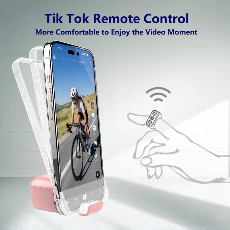 Wireless Finger Ring Remote for TikTok Scrolling Kindle Page Turning