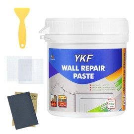 YKF Drywall Patch Repair Kit, 18 Oz Spackle Wall Repair Paste with Scraper, Easy Wall Hole & Crack Mending, Quick Drying, Paintable, Strong Adhesion, Long Lasting Fix for Drywall Plaster Wood