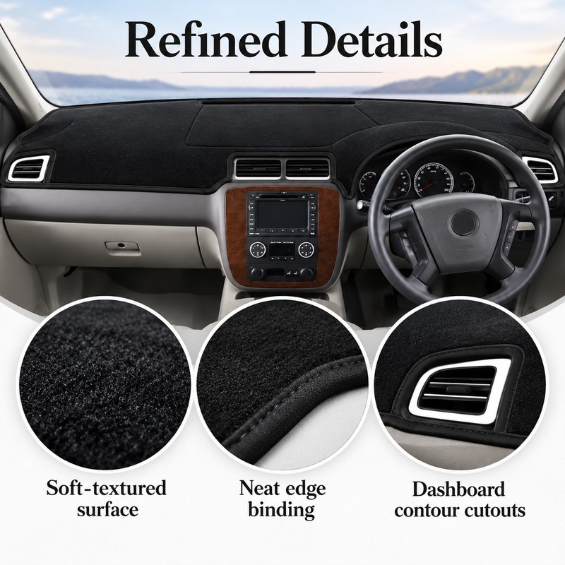 Dashboard Cover Mat for Chevy & GMC Trucks – Anti-Slip