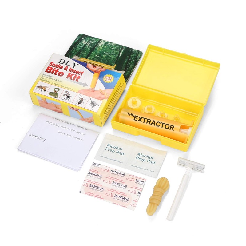 Snake Bite Kit, Bee Sting Kit, Emergency First Aid Supplies,