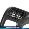 PIT66 Black Dash Bezel, Compatible with Chevy Blazer S10 GMC