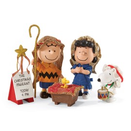 Department 56 Peanuts The Christmas Pageant Figurine Set