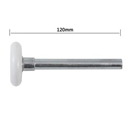 YUANQIAN Durable Nylon Garage Door Rollers, 6200ZZ 11, Ball Bearings, 4.75" Stem (Pack of 8) (Garage Door Roller, 120mm, Pack of 8)