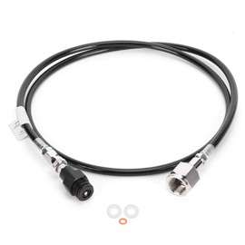 W21.8-14 1.5m Soda Hose Black CO2 Gas Cylinder Refilling Adapter Soda Maker Accessory