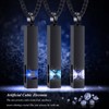 XSMZB Crystal Cremation Urn Jewelry Cube Memorial Ashes Necklace Pendant