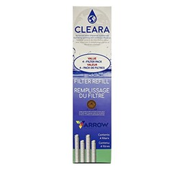 Arrow Home Products CLEARA 4 Pk Replacement Filters Fast-Fill & Convenient: Fits All CLEARA Products - #76954