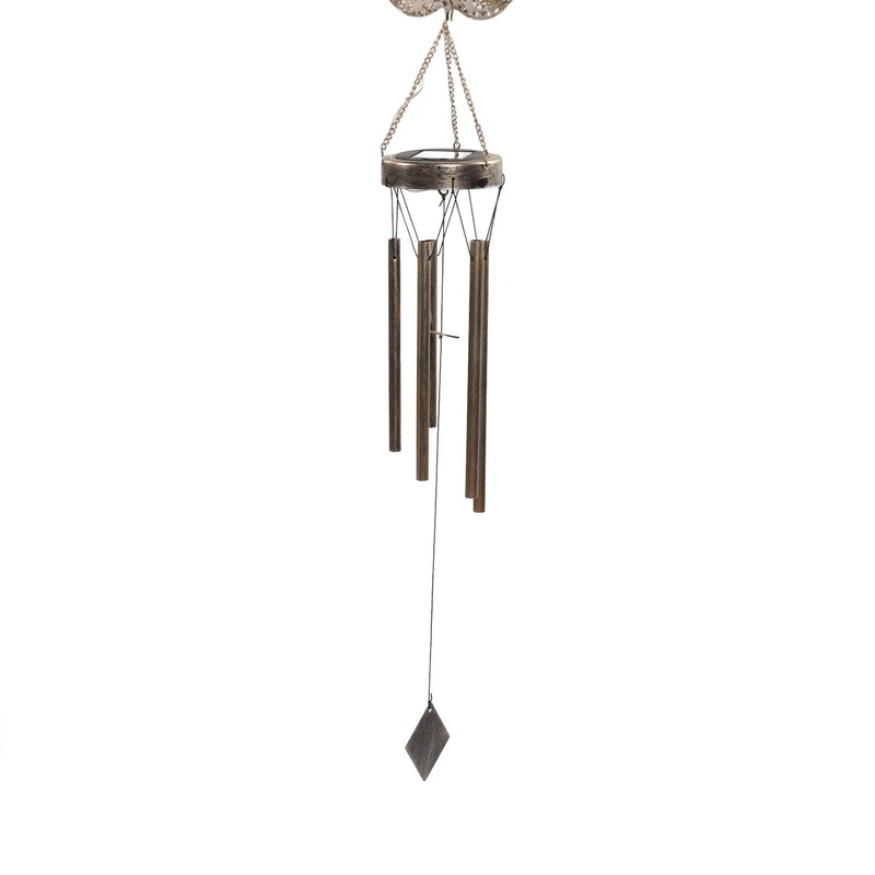 Outdoor Solar Wind Chime Light Hanging Warm LED Mobile Hanging