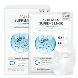 Mascarillas de sábana hidratantes de colágeno #OOTD para la cara, mascarilla coreana antienvejecimiento para piel seca y sensible, EVE vegana, no test