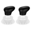 MR.SIGA Dish Scrub Brush, Palm Brush Dish Scrubber with Ergonomic