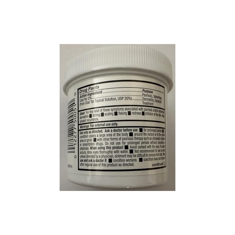 MG217 Psoriasis Treatment, Medicated Conditioning 2% Coal Tar Multi-Symptom Ointment,