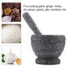 Mortar and Pestle, Grinding Bowl with Rod Hammer, Sauce, Garlic