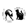 Unbranded 2pk Cat Eyeliner & Eyeshadow Stencils Template Shaper Tool