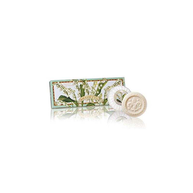 Lily of the Valley Soap, Round, 3 Pieces Each 100