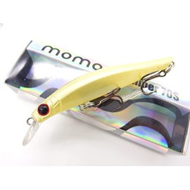 momolures - ULTIMA ARTIST SWIMMER 60mm 70mm 80mm 105mm Sinking Minnow for Bass, Seabass, Pike, Trout, Salmon lure fishing (70mm - PEARL WHITE)
