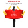 80mm Hole Saws Cutter, HSS Bi-Metal Drill Bit for Wood,