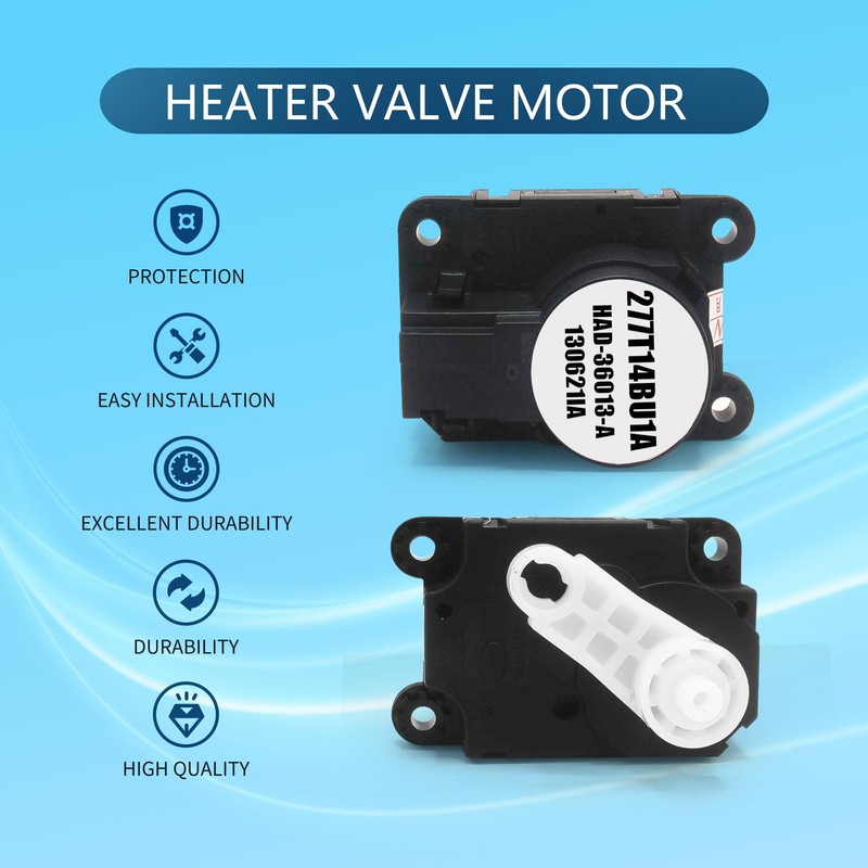 277T14BU1A HVAC A/C Intake Heating Flap Motor Actuator Bracket Compatible