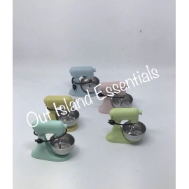 Aztec Pink Dollhouse Miniature Appliance Stand Mixer with Bowl And Cord