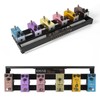lotmusic Guitar Pedalboard with Built-in Power Supply Pedal Board Aluminium