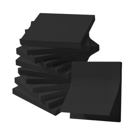Mr. Pen- Sticky Notes, 3"x3", 12 Pads, 600 Sheets, Black, Sticky Notes Bulk