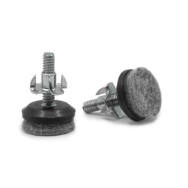 Cloverdale Supply Adjustable Furniture Levelers for Uneven Floors - 16 Pack Heavy Duty Leveling Feet, Support up to 400 lbs - 1/4-20 Furniture Feet Levelers for Chairs and Tables