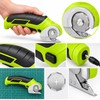 4V Cordless Electric Scissors – Mini Power Cutter for Carpet,