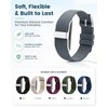 BlackPro 2 Pack Silicone Band Compatible with Hume Band Replacement