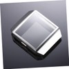 WOONEKY Watch Silver Case TPU Frame Protector Protective Cover Fingerprint