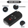 VekAuto 4 Button Keyless Entry Remote Key Shell Cover Compatible