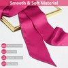 Mantieqingway Bow Tie for Women, Satin Ribbon Girls Self-tie Bowtie
